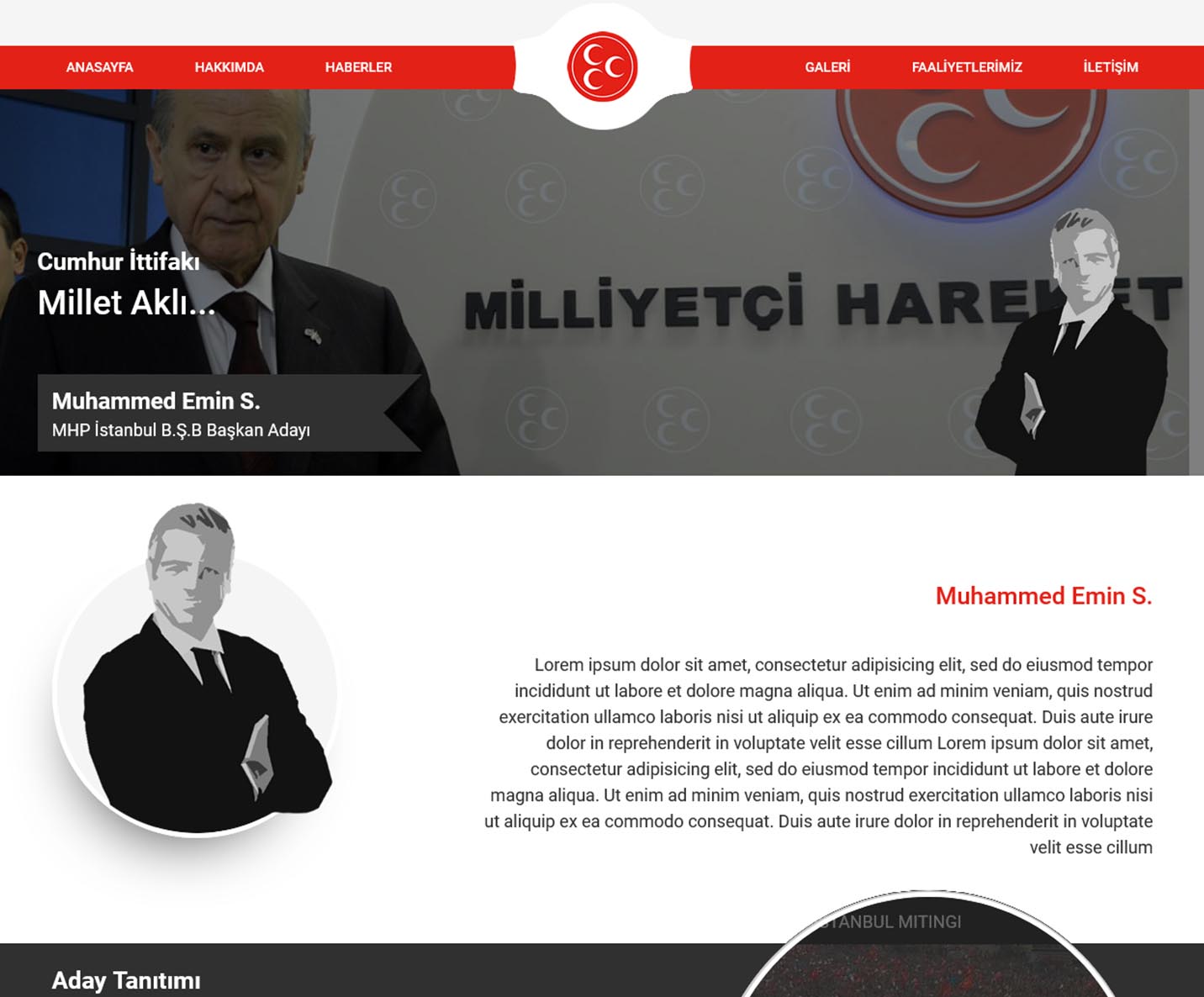 Mhp aday tanıtım scripti