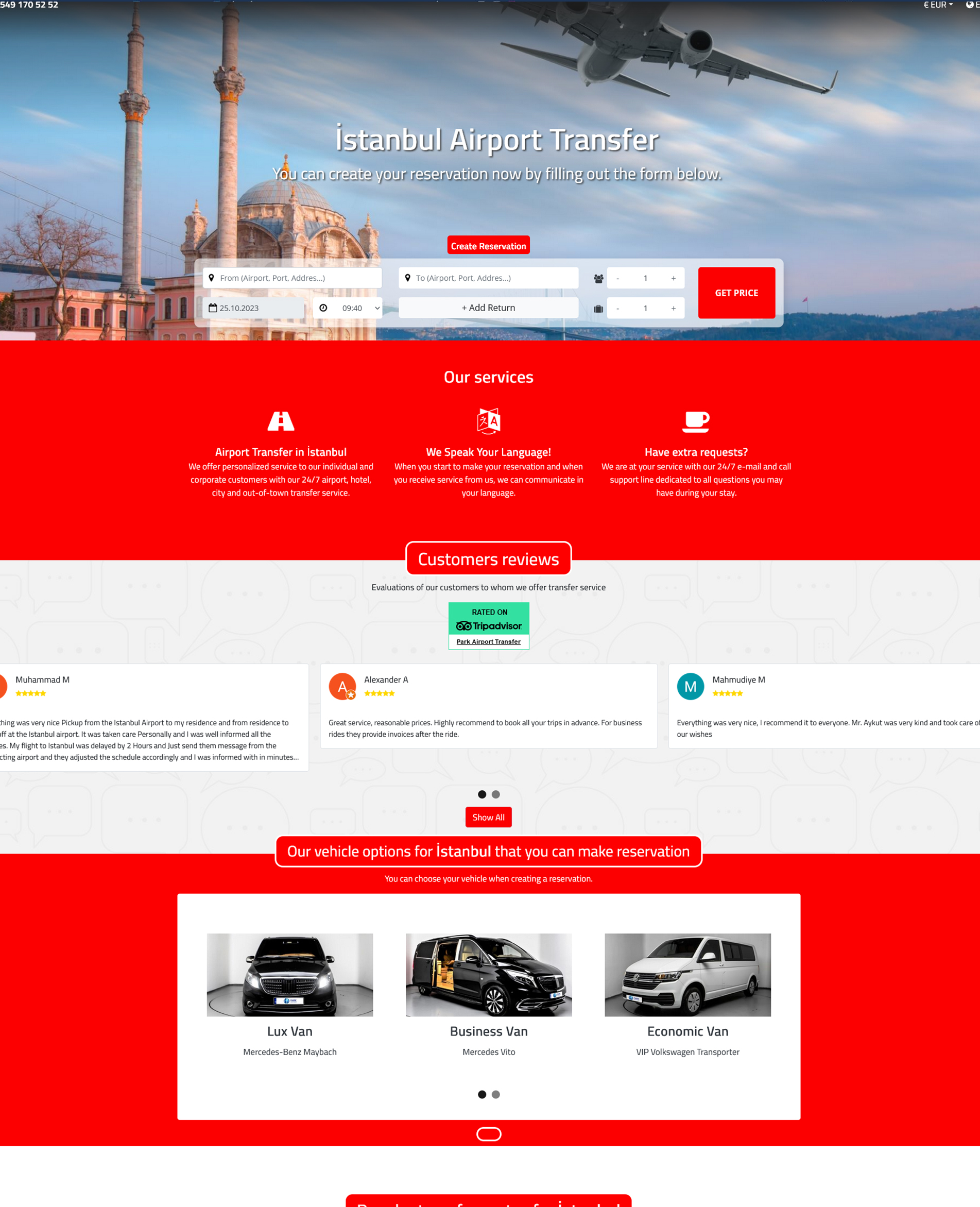 airport transfer yazılımı